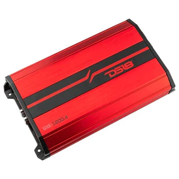DS18 SXE-1200.4 Class A/B 4-Channel Full-Range Car Amplifier