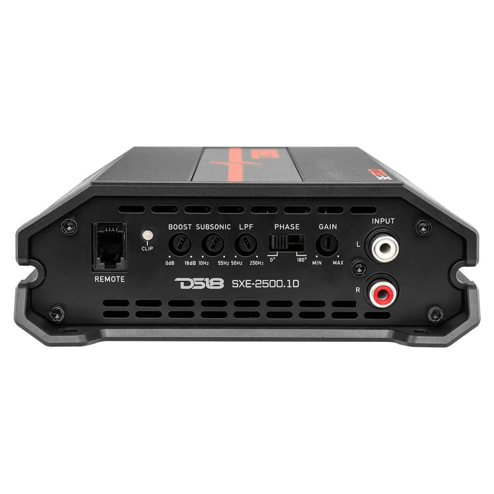 DS18 SXE-2500.1D Class D 1-Channel Amplifier 800 Watts Rms @ 1-Ohm