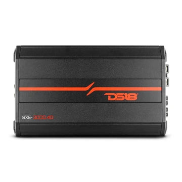 DS18 SXE-3000.4D SXE Class D 4-Channel Full-Range Car Amplifier 4 x 200 RMS @4 Ohm 3000 Watts