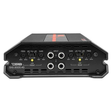 DS18 SXE-3000.4D SXE Class D 4-Channel Full-Range Car Amplifier 4 x 200 RMS @4 Ohm 3000 Watts