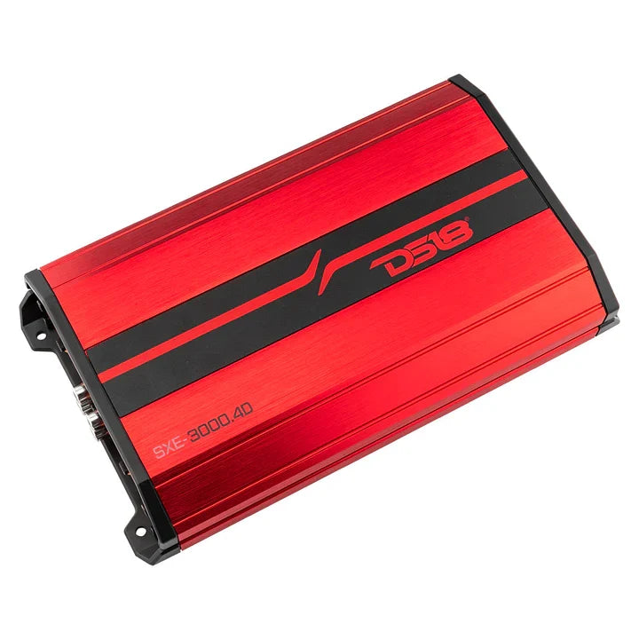 DS18 SXE-3000.4D SXE Class D 4-Channel Full-Range Car Amplifier 4 x 200 RMS @4 Ohm 3000 Watts