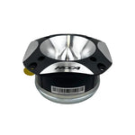 Neodymium bullet tweeter with silver grille, black housing, and small yellow lead