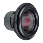 Audiopipe 12-inch dual voice coil subwoofer with black cone and red dust cap