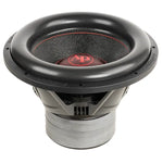15-inch subwoofer with black grille and red AP logo on the dust cap