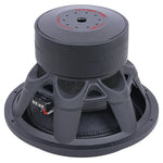 15-inch Audiopipe competition subwoofer rear view with terminals and dark frame grilles
