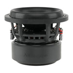 Audiopipe subwoofer with black frame and magnet housing, front-rear view