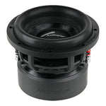 Audiopipe car subwoofer basket and black cone, top view