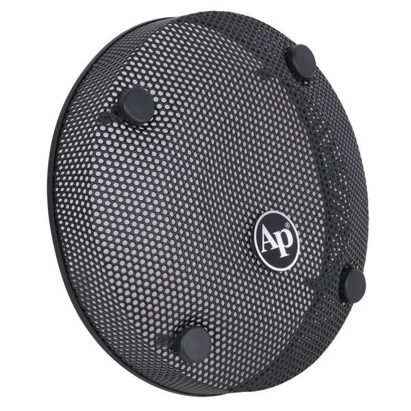 Audiopipe 8-inch subwoofer mesh grill with black circular guard and four mounting screws