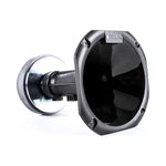 Speaker compression driver with black plastic horn, front view