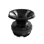 Black 2-inch compression driver with circular frame and vented base