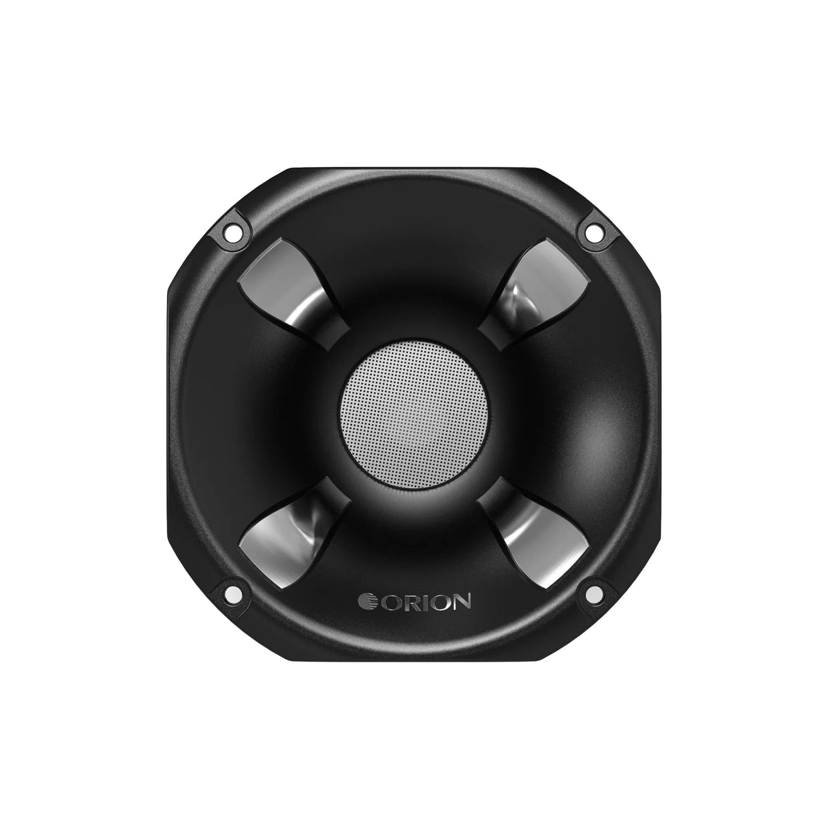 ORION-branded 2-inch compression driver front grille with four metal accents
