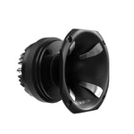 Black compression driver with aluminum horn and ORION logo on front plate