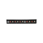 Black Orion graphic equalizer rear I/O ports with RCA jacks and antenna connector