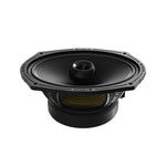 Black 6x9 coaxial midrange speaker angled view showing tweeter and cone.