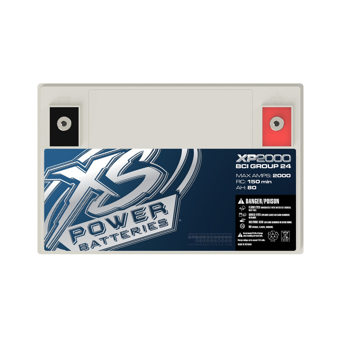 XS Power XP2000 12V AGM Secondary Reserve Battery