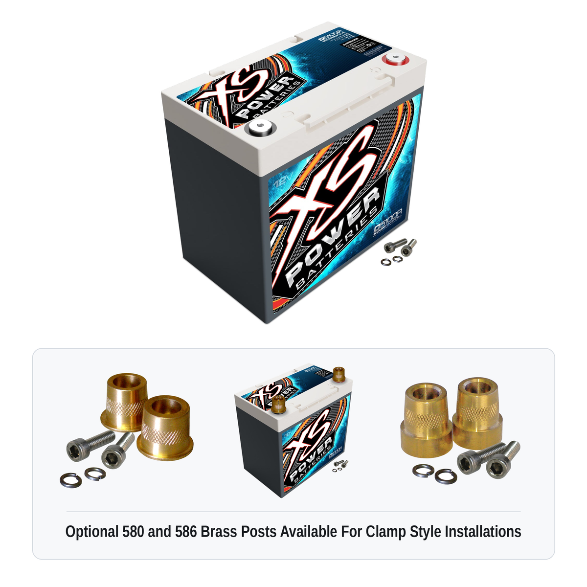 XS Power D5100R Group 51R 12V AGM Battery