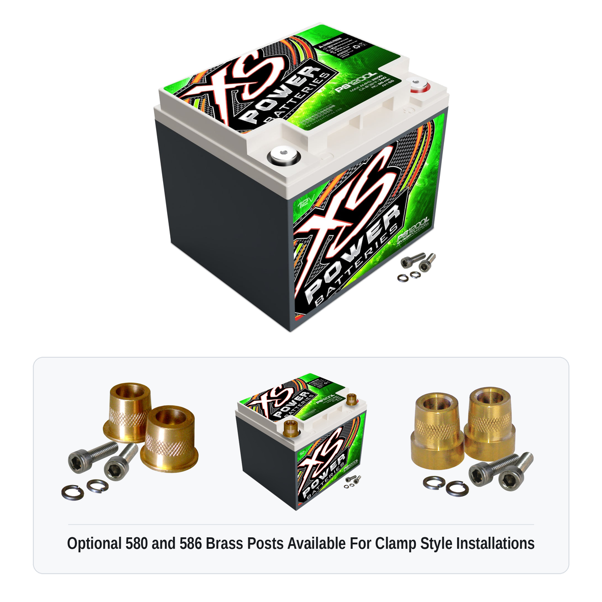 XS Power PS1200L 12V AGM Powersports Battery