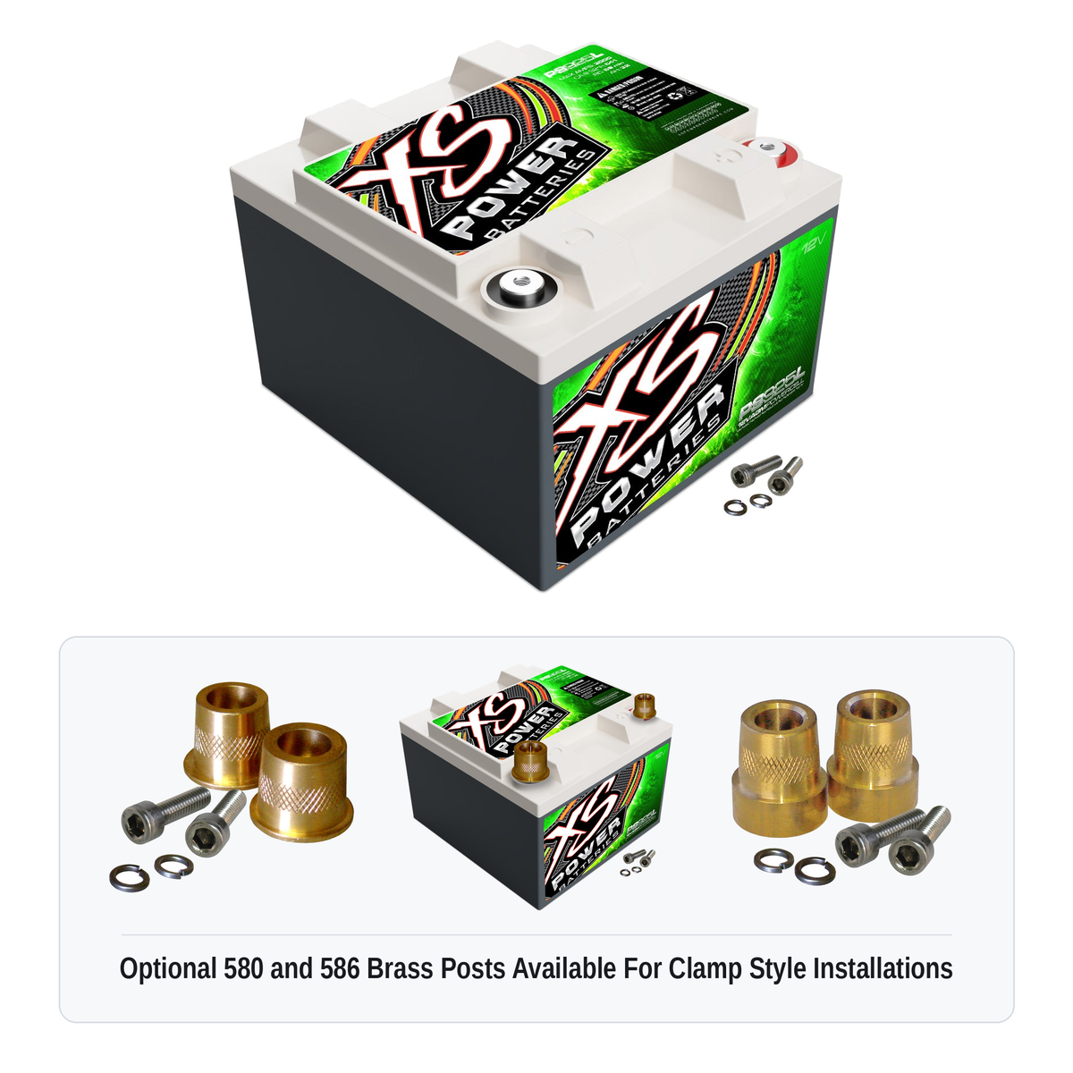 XS Power PS925L 12V AGM Powersports Battery