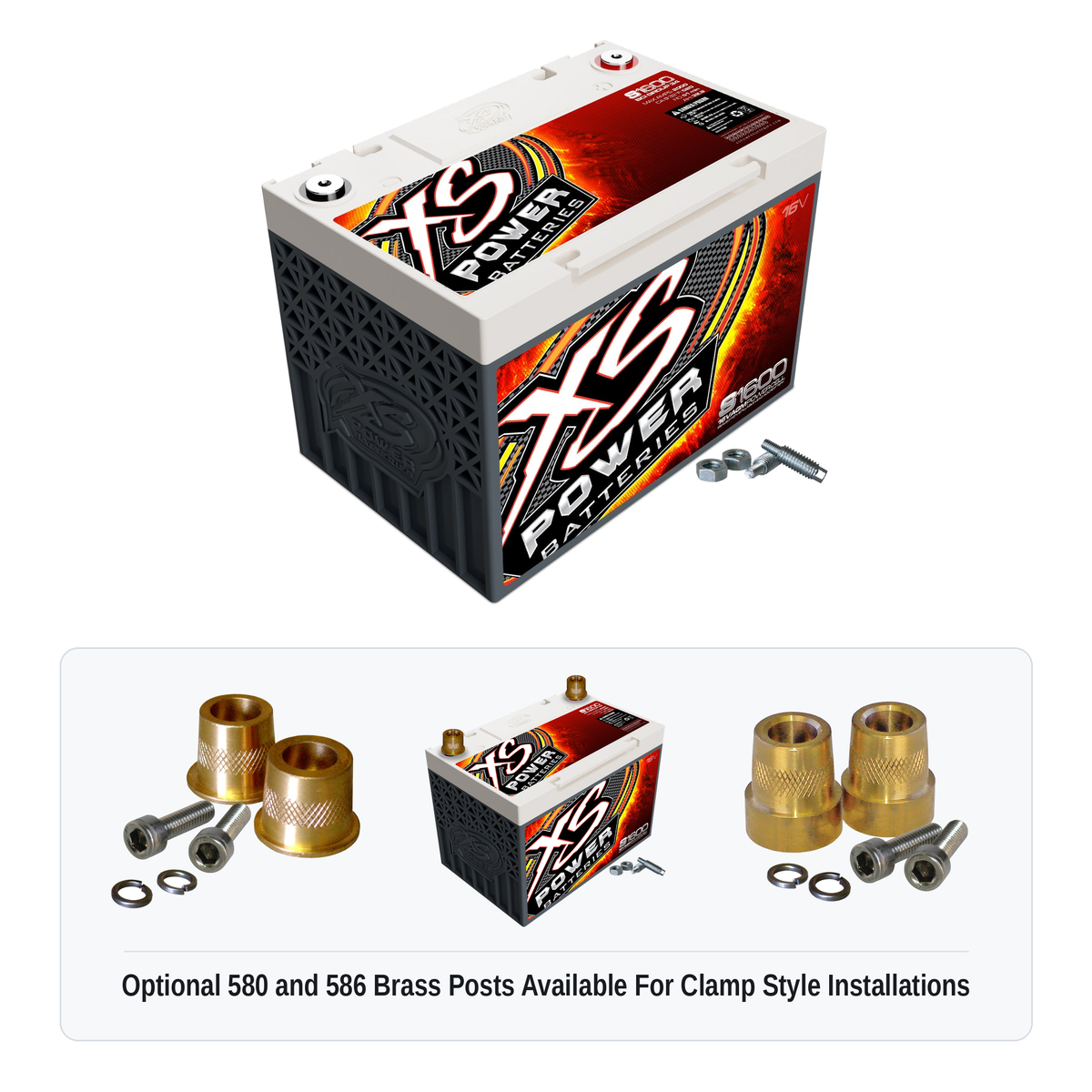 XS Power S1600 16V AGM Racing Battery
