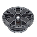 ORION 8-inch midrange speaker driver, black basket with ORION badge, front view