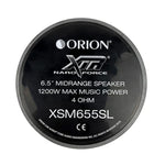 Orion 6.5-inch XTR Nano Force midrange speaker, XSM655SL branding on front