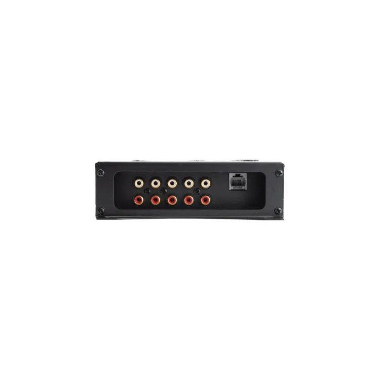 3-way electronic crossover rear panel with RCA and control connectors