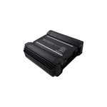 Orion XTR monoblock amplifier in black with side heatsink ridges and control label