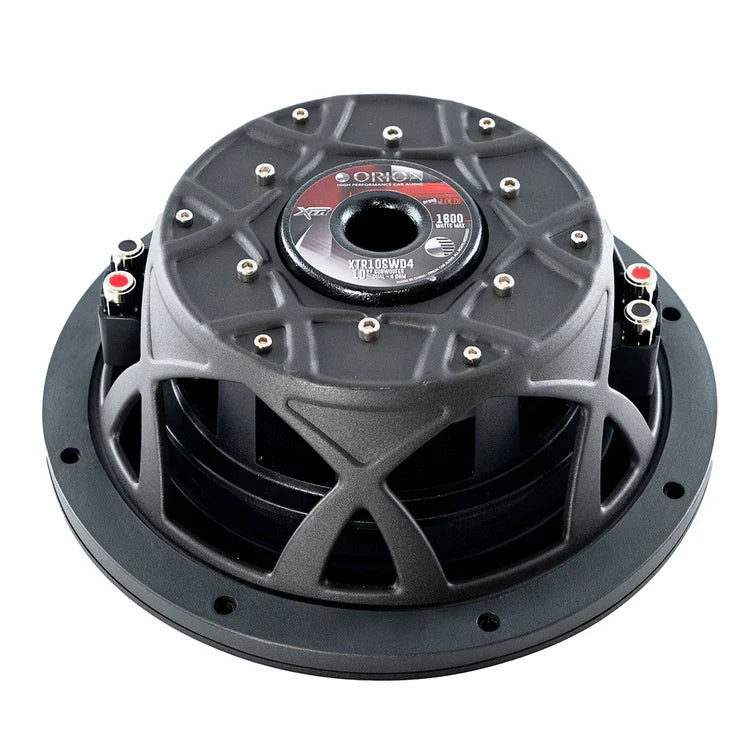 Orion 10-inch shallow subwoofer back, metal spider and mounting screws