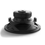 12-inch black dual-voice-coil subwoofer with top mounting plate and terminals