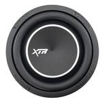 12-inch shallow subwoofer with black cone and XTR badge