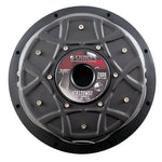 12-inch shallow subwoofer rear with XTR label, screws, and black speaker cone