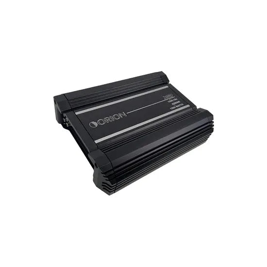 Orion XTR1500.1Dz black monoblock amplifier with ribbed heatsink fins