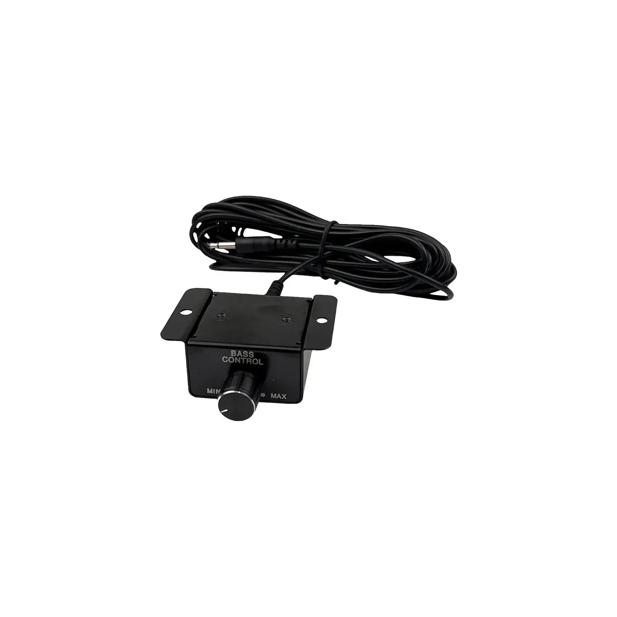 Bass control knob with cable, black module for car audio amplifier setup