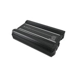 Orion XTR2500.1Dz monoblock amplifier, black side view with specification text