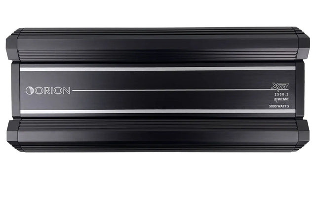Orion XTR2500.2 2-channel car amplifier, front panel with logo and model text