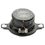 Orion 2-way coaxial speaker with printed top label, black housing, and terminals