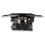 Coaxial speaker side view with wiring terminals and mounting ears