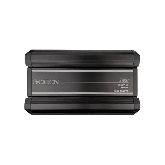 Orion XTR3500.1Dz monoblock amplifier, black, vented heatsink body
