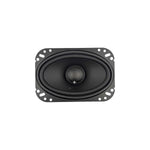 Orion 4x6" coaxial speaker, black front grille with centered tweeter