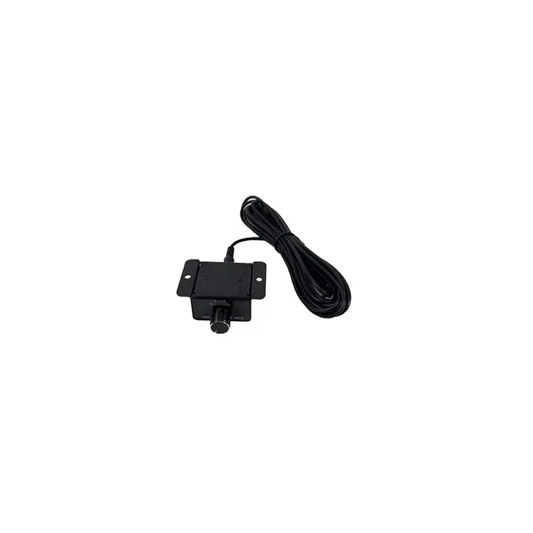 Black amplifier wiring harness with inline module and cable