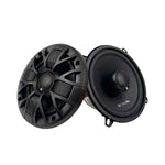Orion 2-way coaxial car speaker, black grille with tweeter and midrange cones