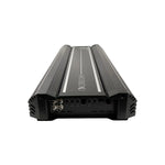 Black Orion monoblock amplifier with top ridges and front grille-like end caps