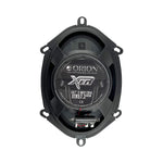 Black ORION XTR 5x7 coaxial 2-way speaker with cone and tweeter labels