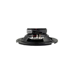 Orion 6.5 in coaxial shallow speaker, black, rear view with terminals
