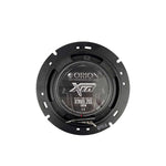 Orion XTR 6.5 in coaxial shallow speaker, black back label with XTR text