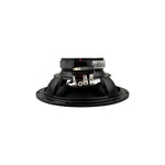 Black 6.5in coaxial speaker rear, mounting ring and connector terminals