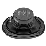 Black coaxial speaker with rear terminal area and mounting bracket