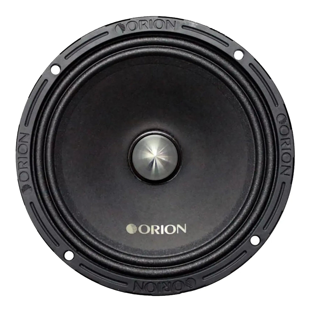 8-inch neodymium midrange speaker, black cone with center dust cap