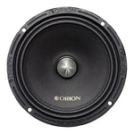 8-inch neodymium midrange speaker, black cone with center dust cap