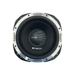 Orion XTRPRO 10-inch DVC subwoofer driver with black cone and silver mounting ring